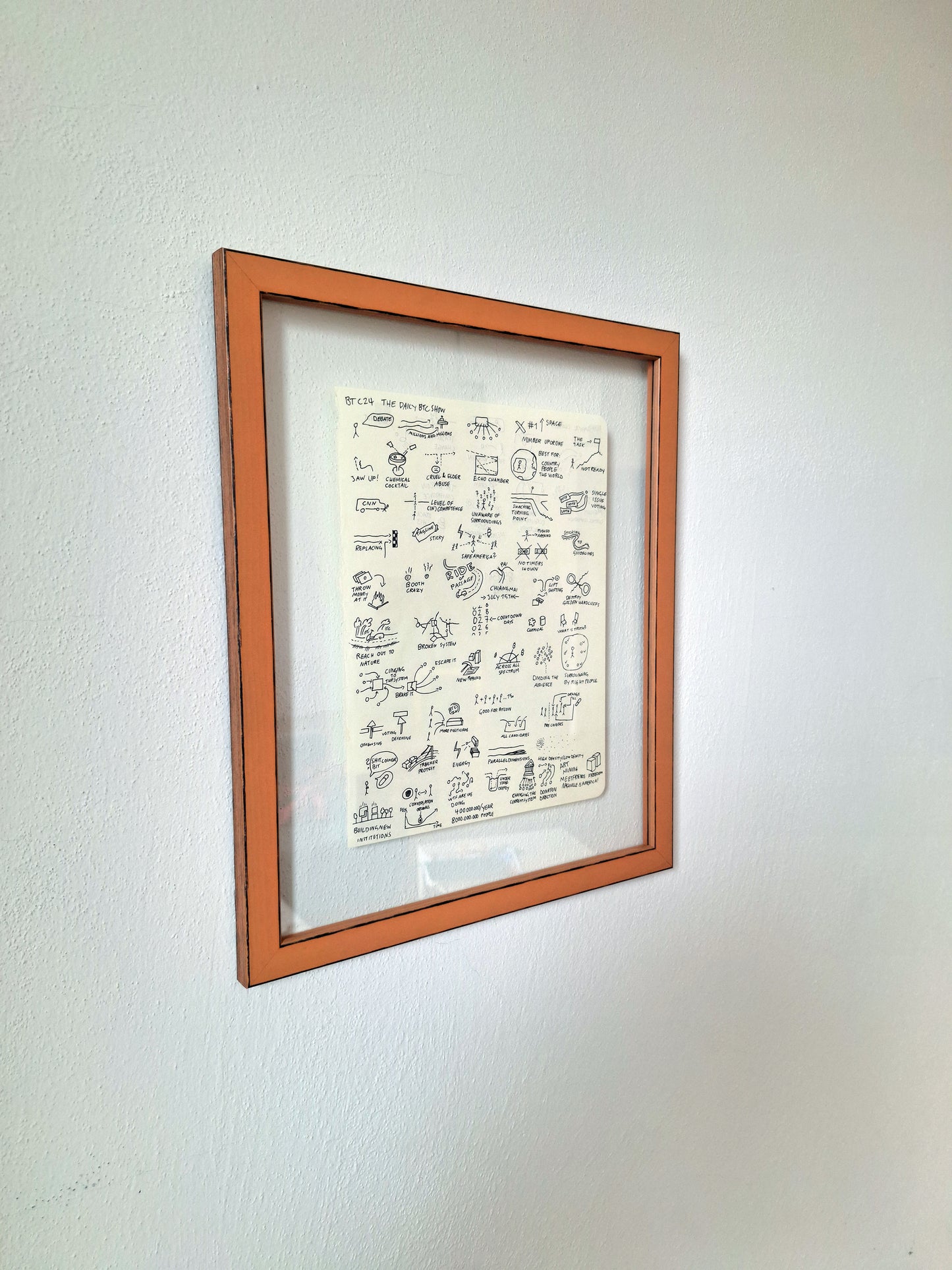 Original: Hand-Drawn Art Inspired by The Daily BTC Show