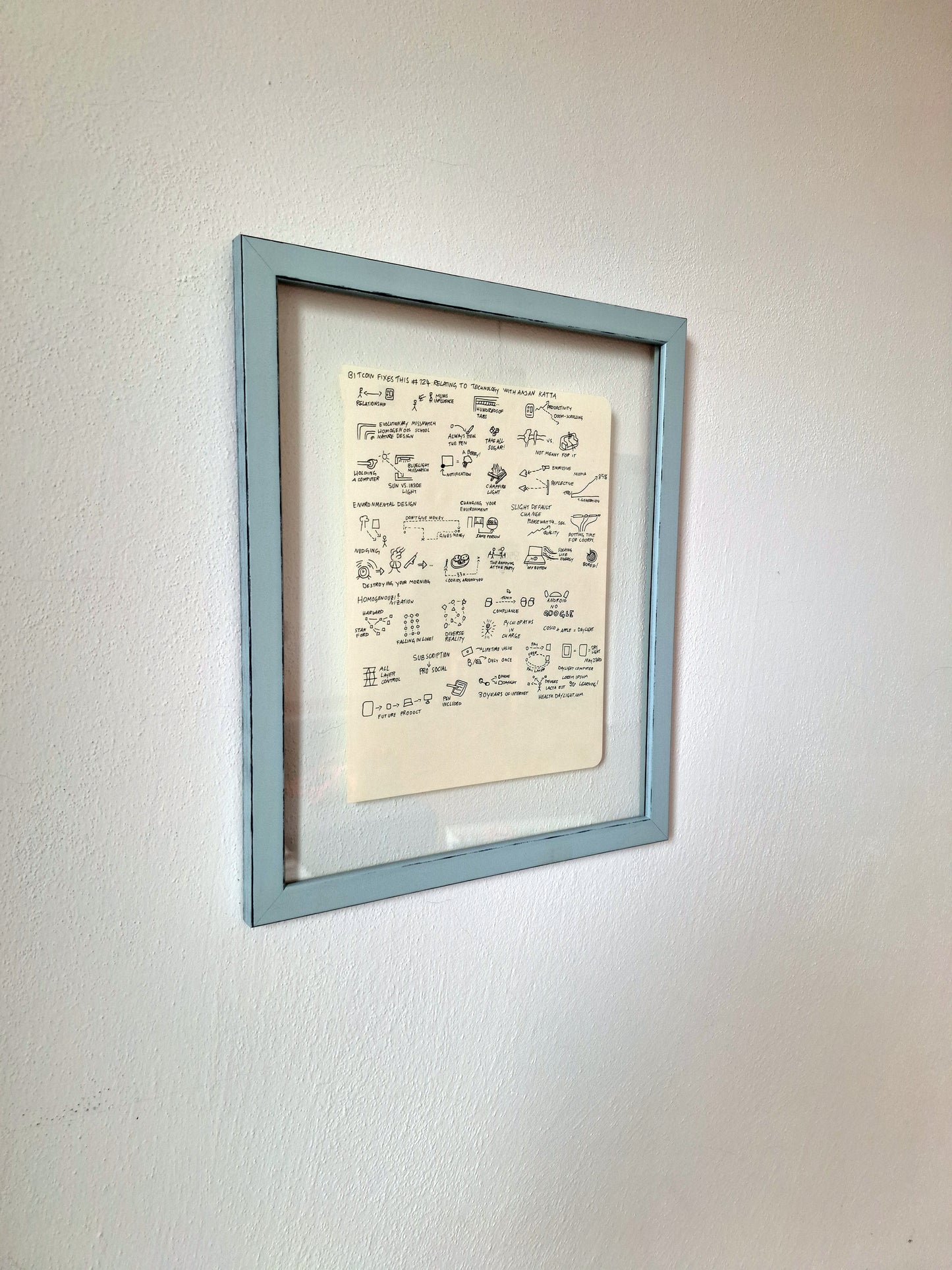 Original and signed by Anjan: Bitcoin Fixes This: Hand-Drawn Art from Anjan Katta and Jimmy Song's Episode, signed by Anjan